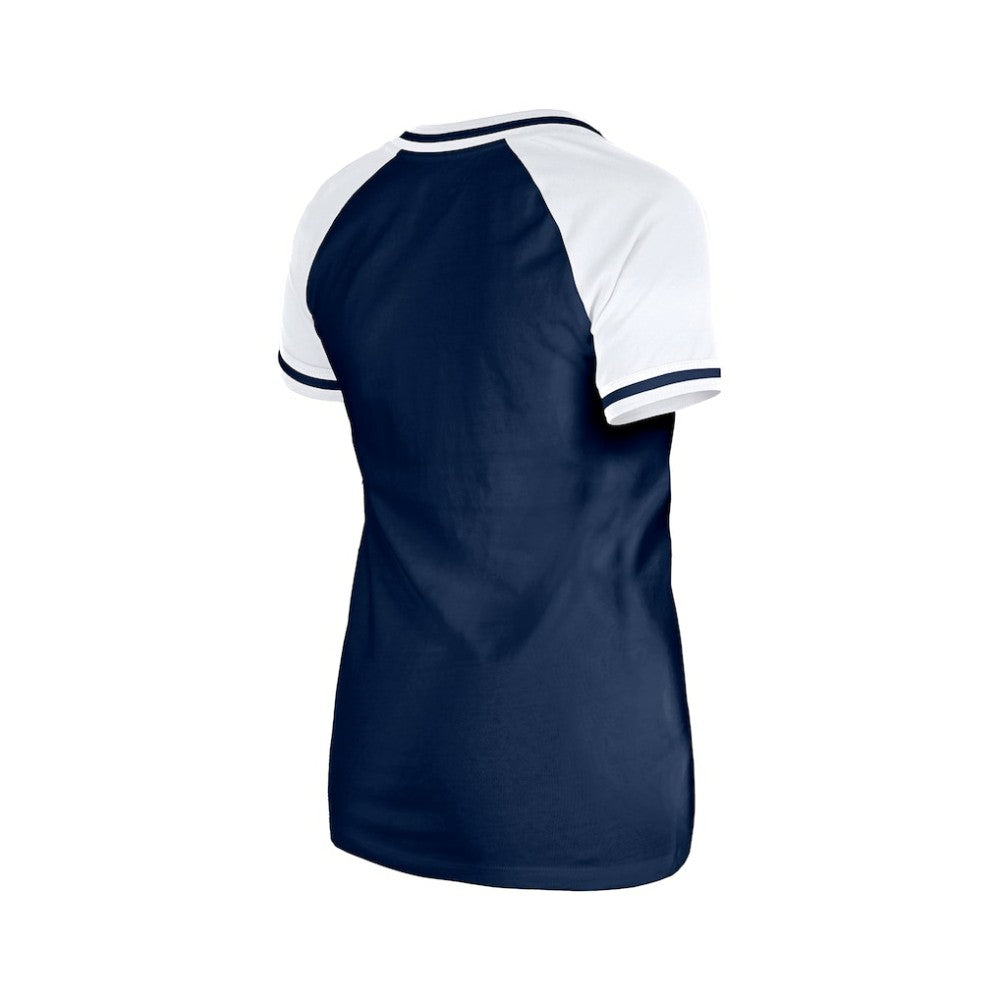 Chicago Cubs Women's Gameday V-Neck T-Shirt Navy