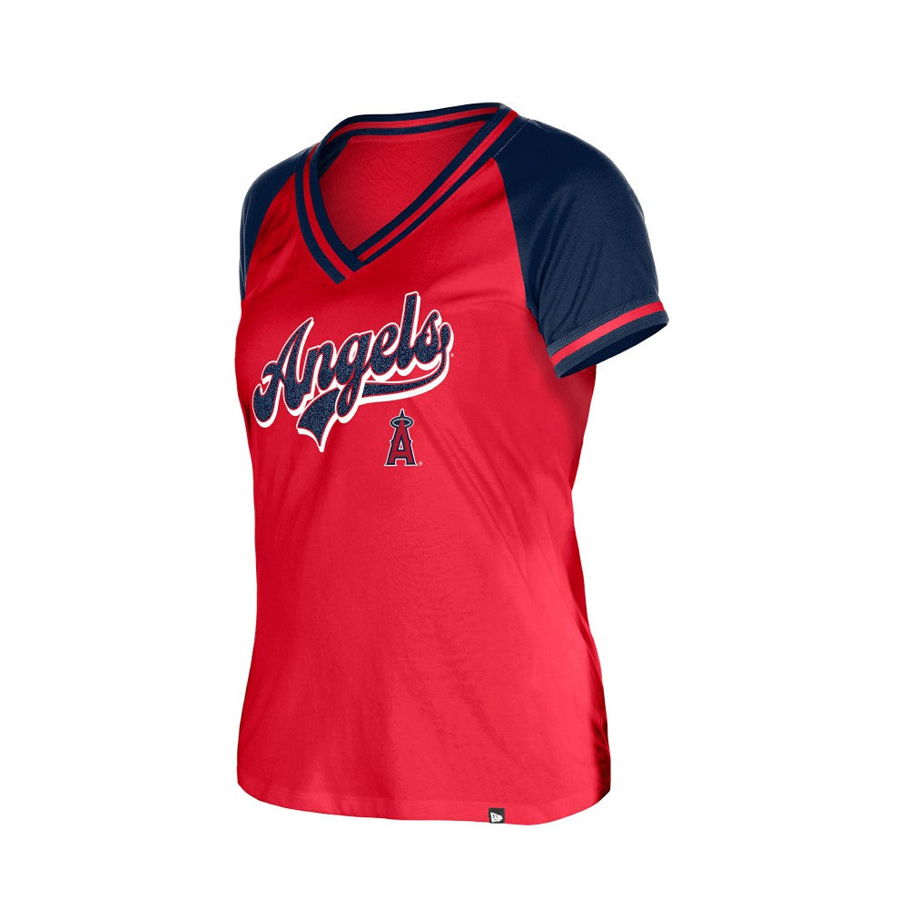 Los Angeles Angels Women's Gameday V-Neck T-Shirt Red