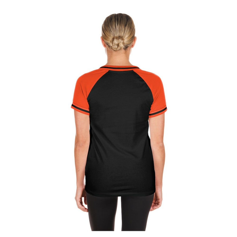 Baltimore Orioles Women's Gameday V-Neck T-Shirt Black