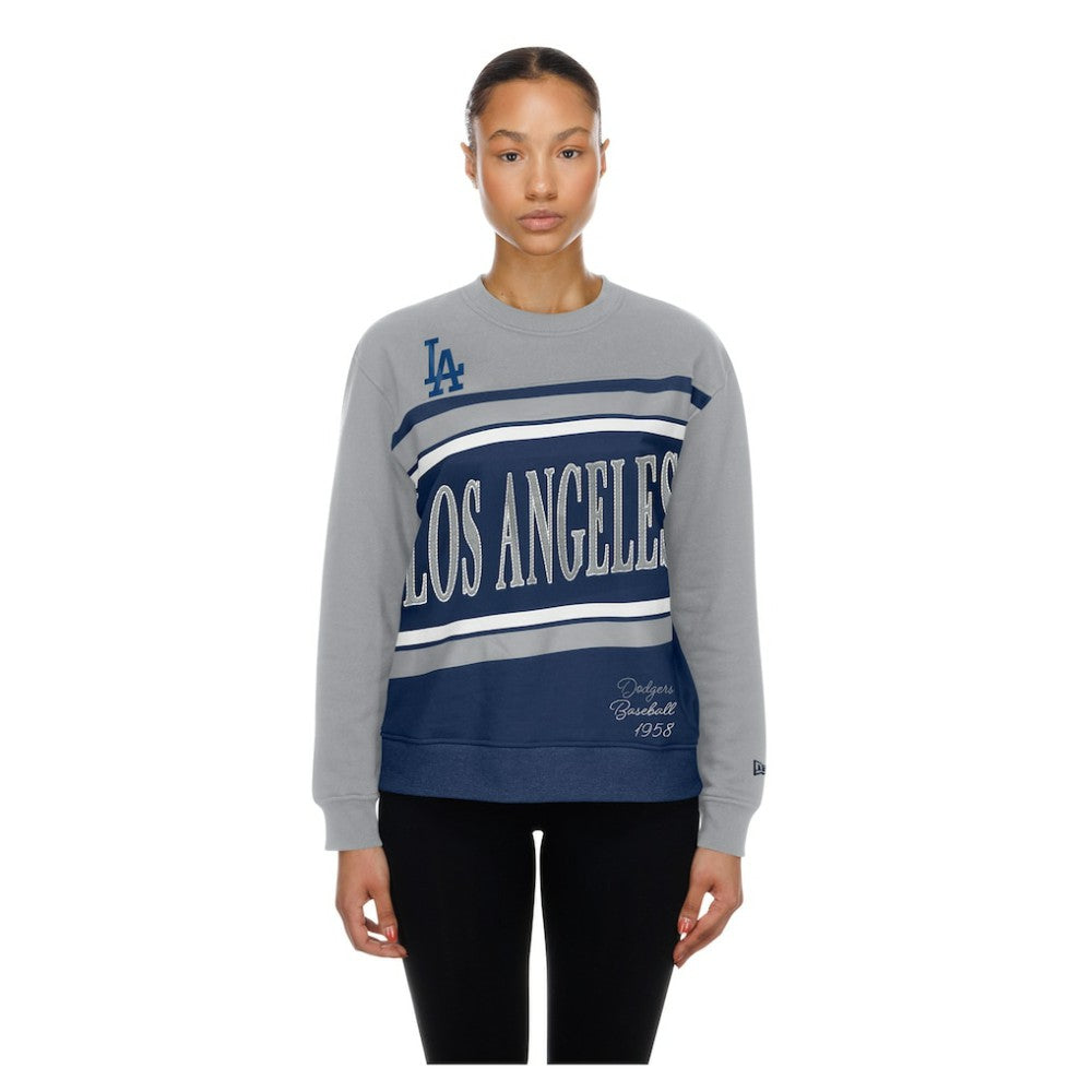 Los Angeles Dodgers Women's Gameday Fleece Sweatshirt Navy/Gray