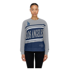 Los Angeles Dodgers Women's Gameday Fleece Sweatshirt Navy/Gray