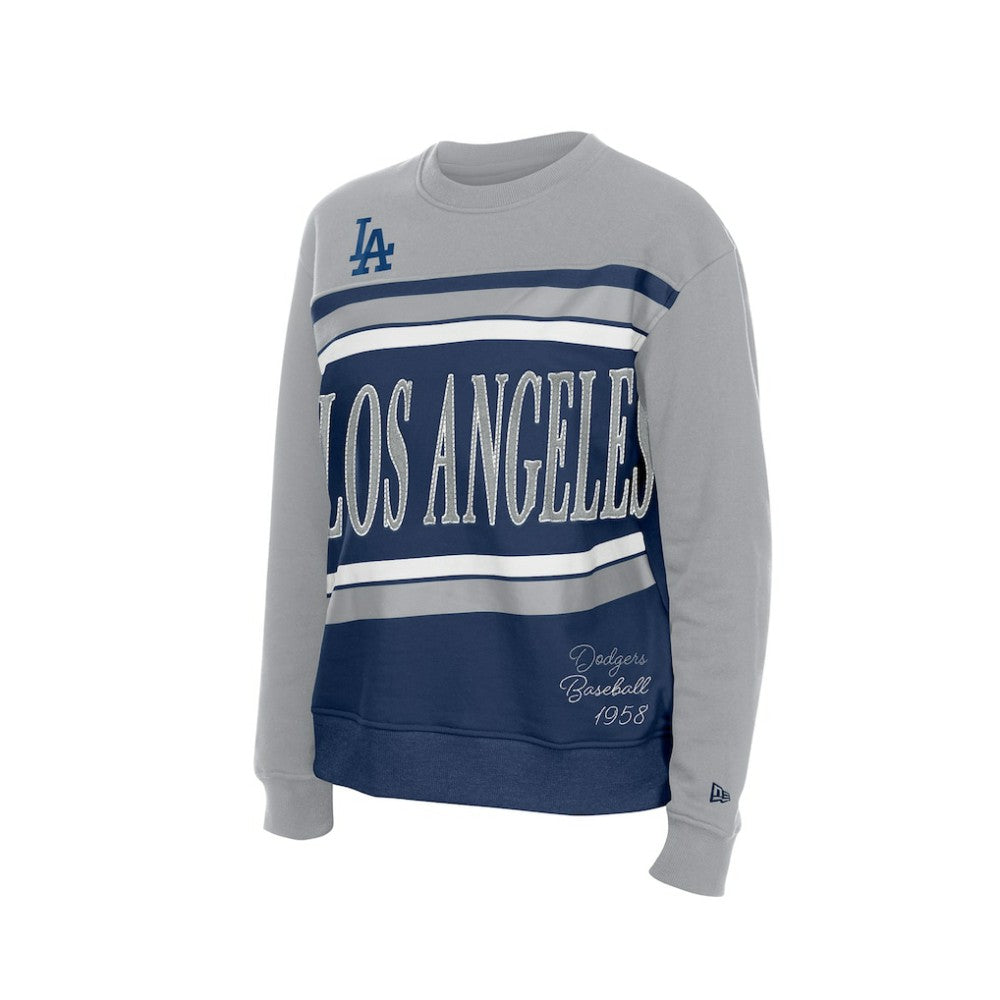 Los Angeles Dodgers Women's Gameday Fleece Sweatshirt Navy/Gray
