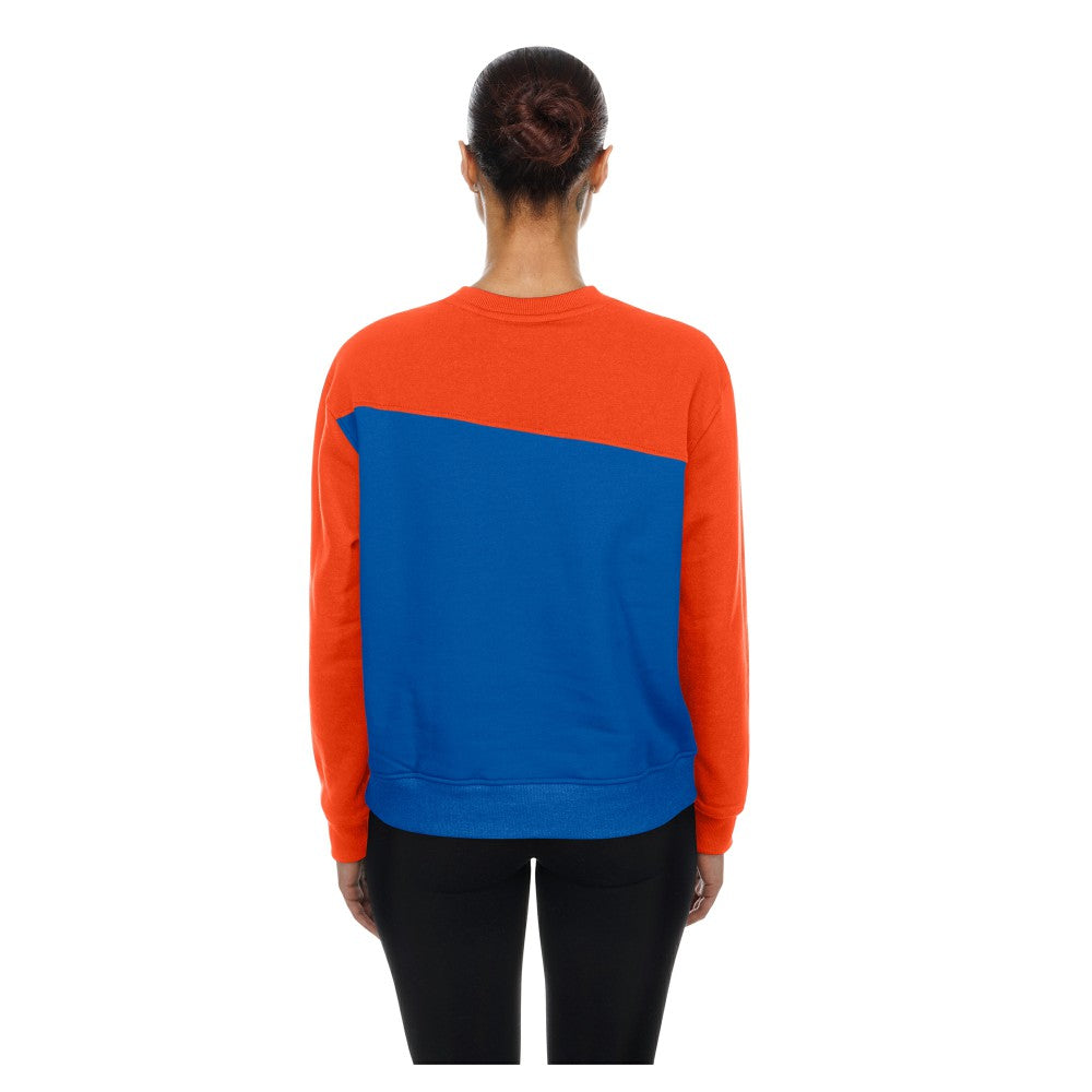 New York Mets Women's Gameday Fleece Sweatshirt Royal/Orange