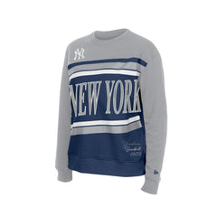 New York Yankees Women's Gameday Fleece Sweatshirt Navy/Gray