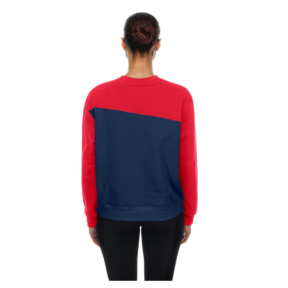 Cleveland Guardians Women's Gameday Fleece Sweatshirt Navy/Red