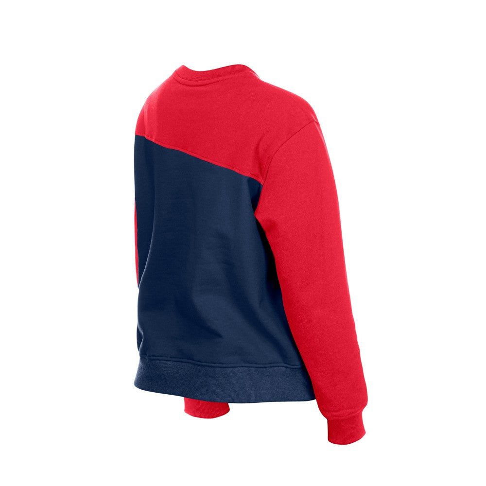 Cleveland Guardians Women's Gameday Fleece Sweatshirt Navy/Red