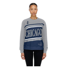Chicago Cubs Women's Gameday Fleece Sweatshirt Royal/Gray