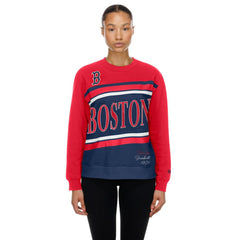 Boston Red Sox Women's Gameday Fleece Sweatshirt Navy/Red