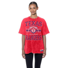 Texas Rangers Women's Oversized Boyfriend T-Shirt Red