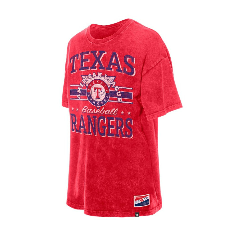 Texas Rangers Women's Oversized Boyfriend T-Shirt Red
