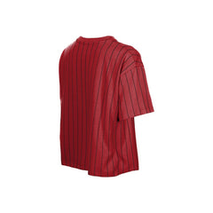 Arizona Diamondbacks Women's Throwback Meshback Pinstripe Boxy T-Shirt Red