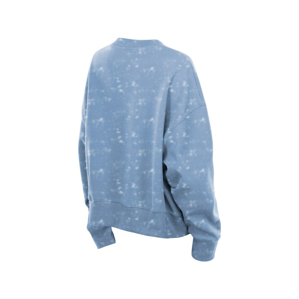 Philadelphia Phillies Women's Throwback Oversized Boxy Sweatshirt Light Blue