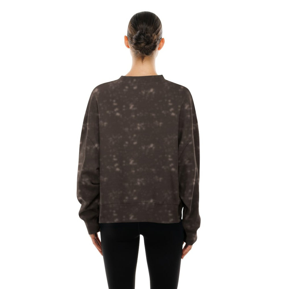 San Diego Padres Women's Throwback Oversized Boxy Sweatshirt Brown