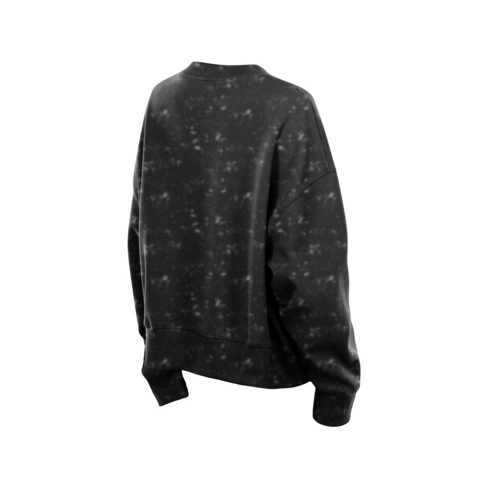 Pittsburgh Pirates Women's Throwback Oversized Boxy Sweatshirt Black