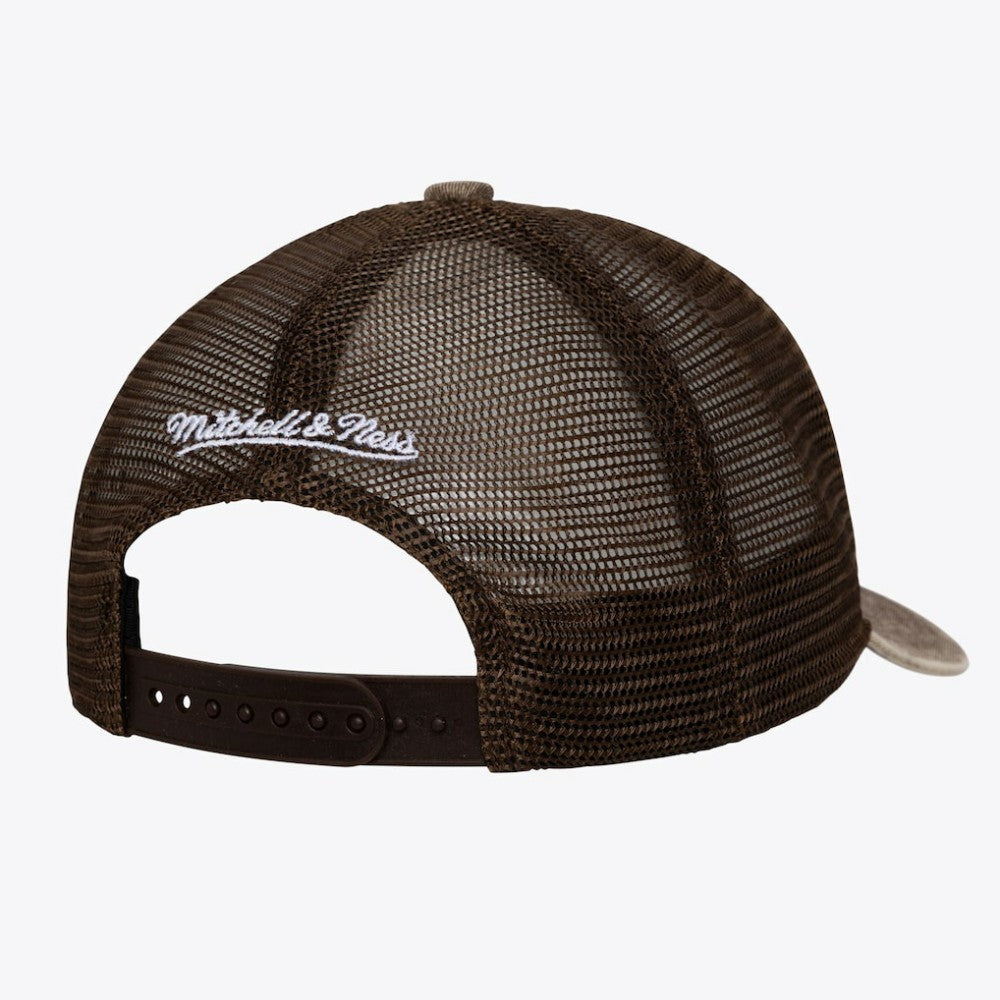 San Diego Padres Unisex Cooperstown Gameday Adjustable Trucker Hat Brown