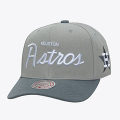 Houston Astros Cooperstown Thunderstorm Head Coach Pro-Crown Adjustable Hat Gray