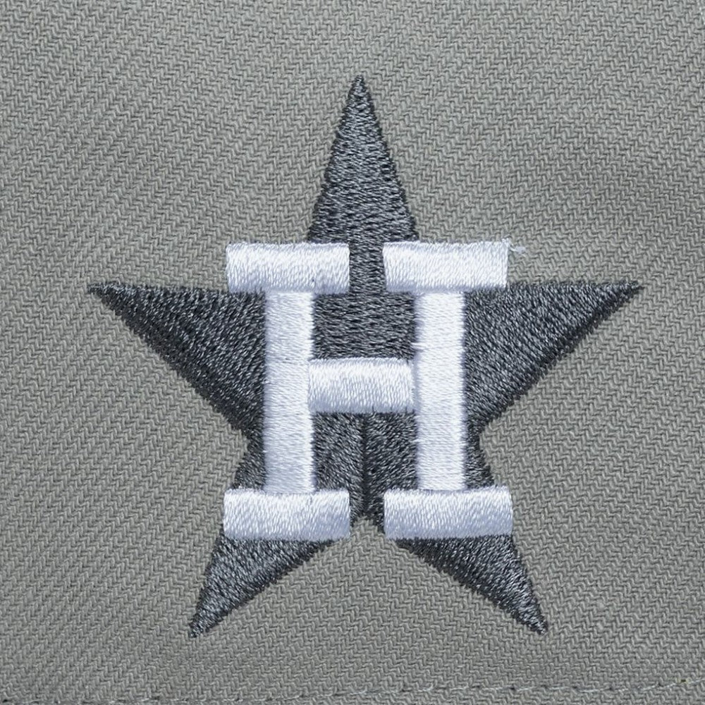 Houston Astros Cooperstown Thunderstorm Head Coach Pro-Crown Adjustable Hat Gray