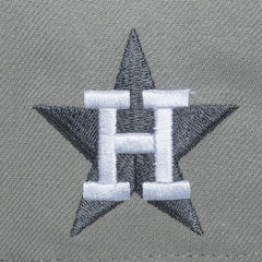 Houston Astros Cooperstown Thunderstorm Head Coach Pro-Crown Adjustable Hat Gray