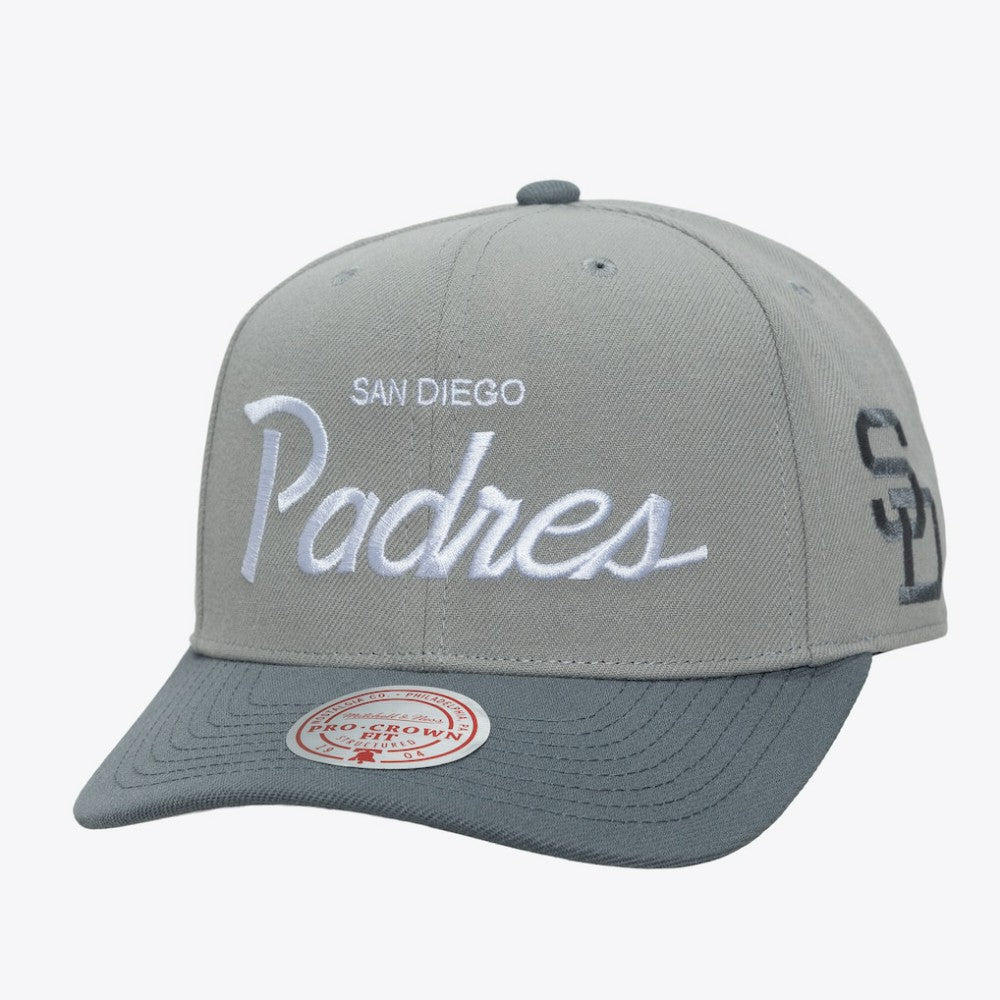 San Diego Padres Cooperstown Thunderstorm Head Coach Pro-Crown Adjustable Hat Gray