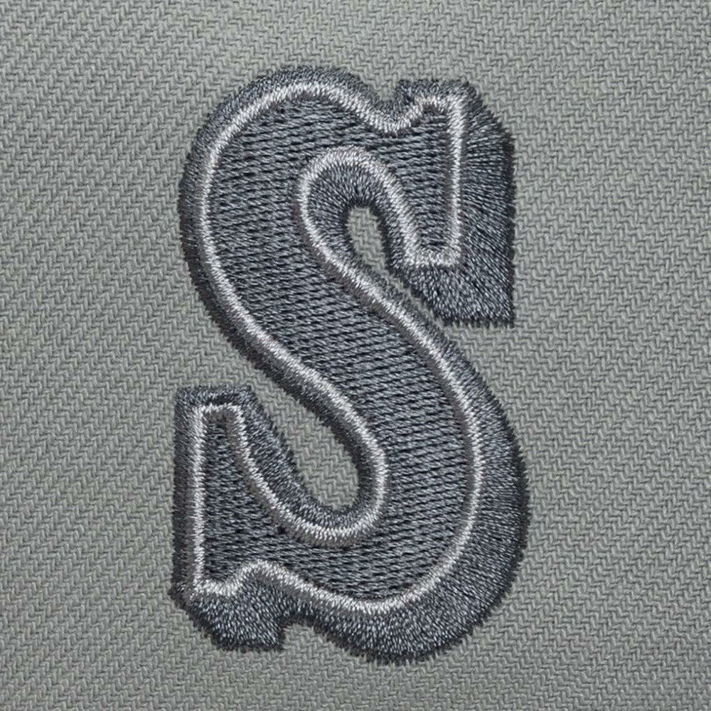 Seattle Mariners Cooperstown Thunderstorm Head Coach Pro-Crown Adjustable Hat Gray