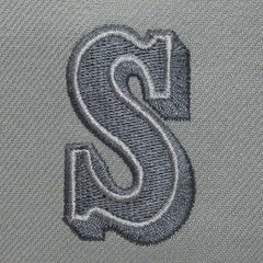 Seattle Mariners Cooperstown Thunderstorm Head Coach Pro-Crown Adjustable Hat Gray