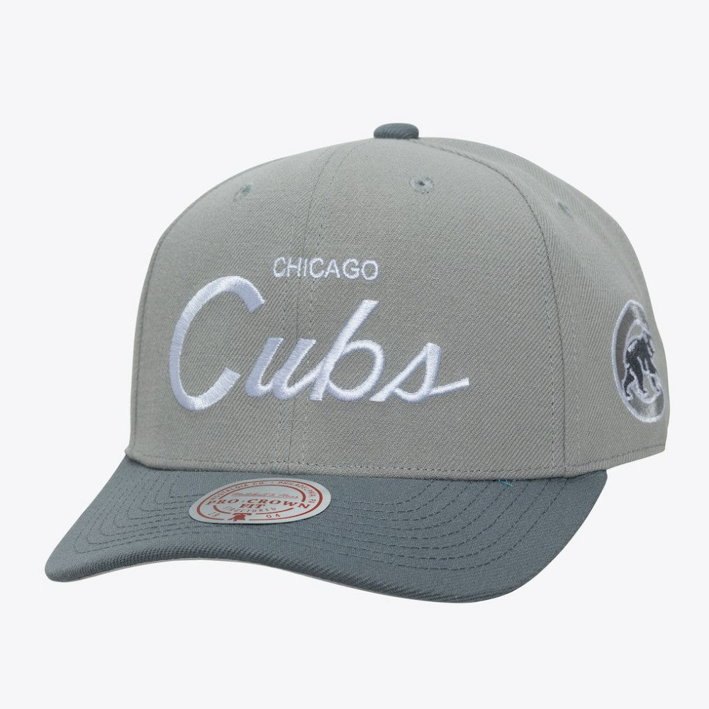 Chicago Cubs Thunderstorm Head Coach Pro-Crown Adjustable Hat Gray
