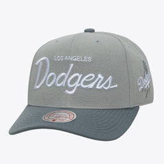 Los Angeles Dodgers Thunderstorm Head Coach Pro-Crown Adjustable Hat Gray