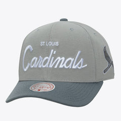 St. Louis Cardinals Thunderstorm Head Coach Pro-Crown Adjustable Hat Gray