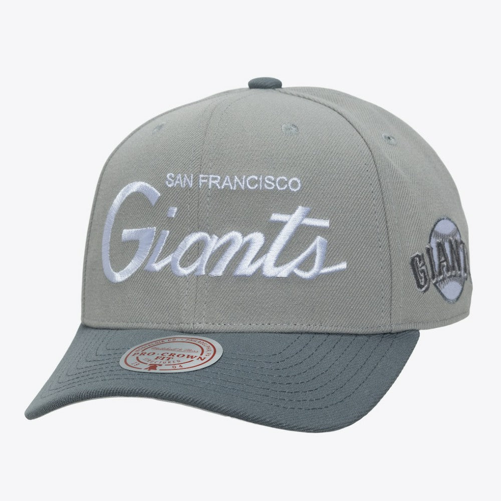 San Francisco Giants Thunderstorm Head Coach Pro-Crown Adjustable Hat Gray