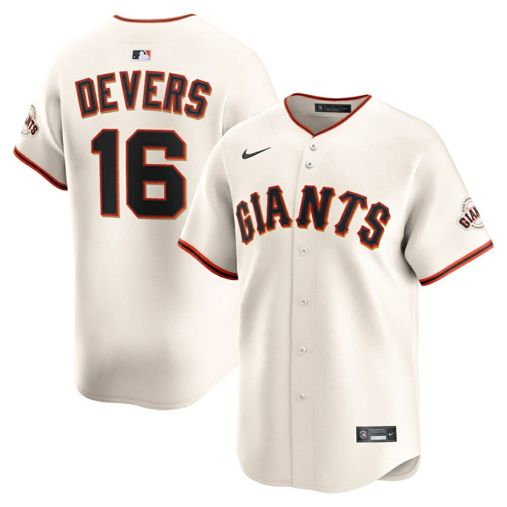 Rafael Devers San Francisco Giants Home Limited Player Jersey Cream