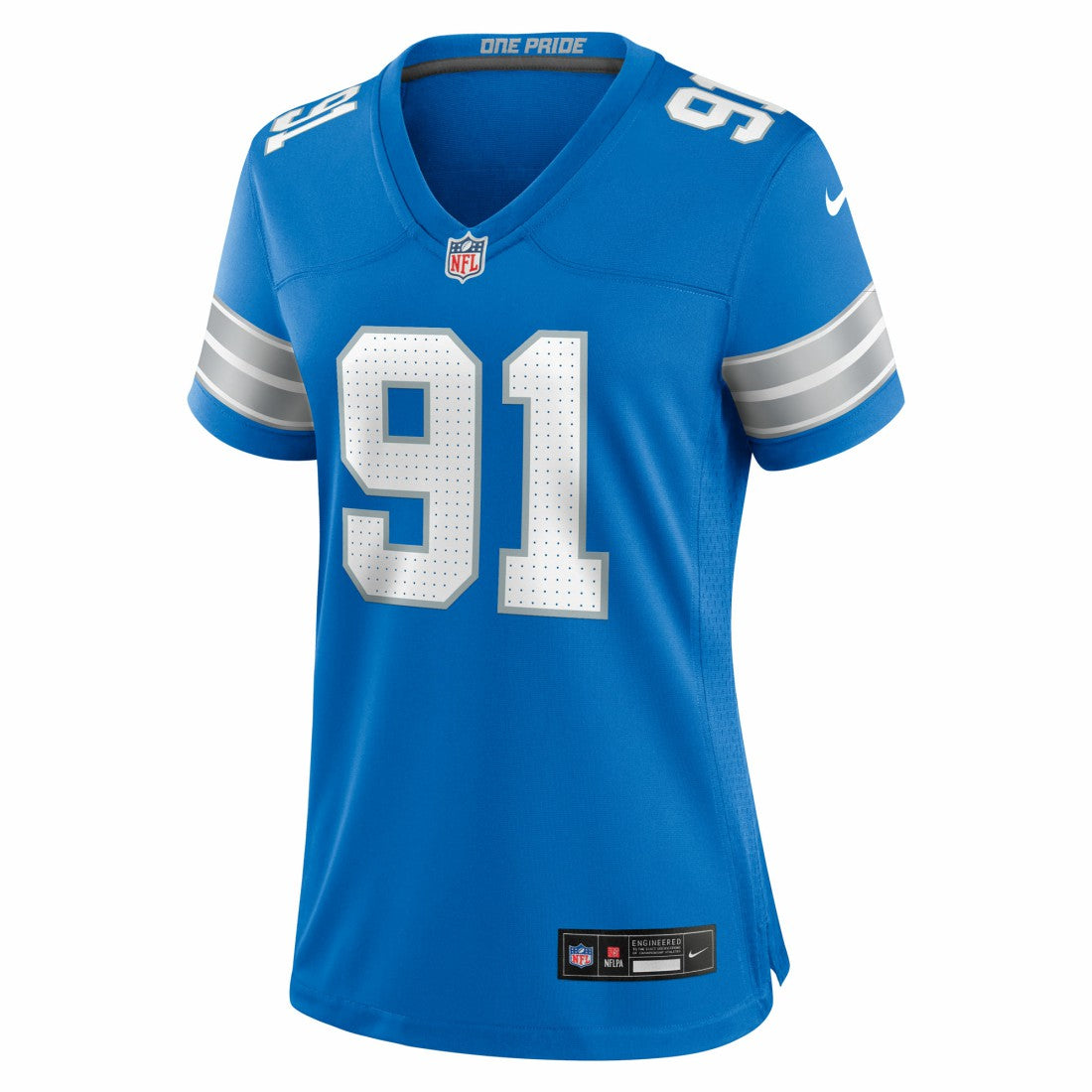 Tyleik Williams Detroit Lions Women's Team Game Jersey - Blue for sale