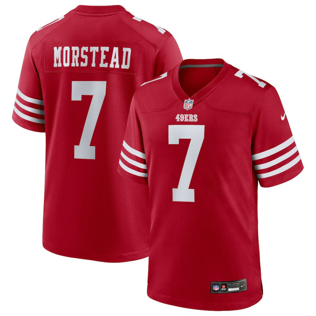 Thomas Morstead San Francisco 49ers Team Game Jersey - Scarlet sale