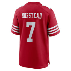 Thomas Morstead San Francisco 49ers Team Game Jersey - Scarlet sale