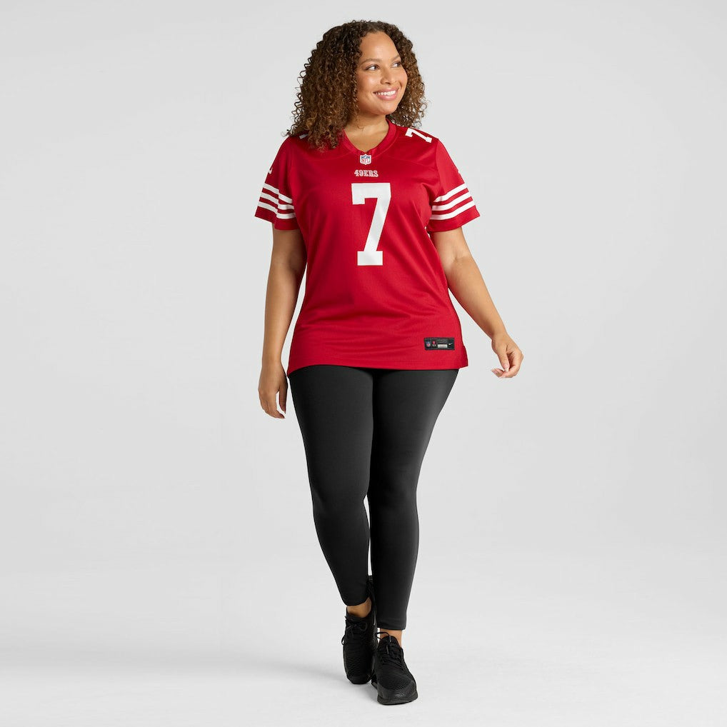 Thomas Morstead San Francisco 49ers Women's Team Game Jersey - Scarlet on sale
