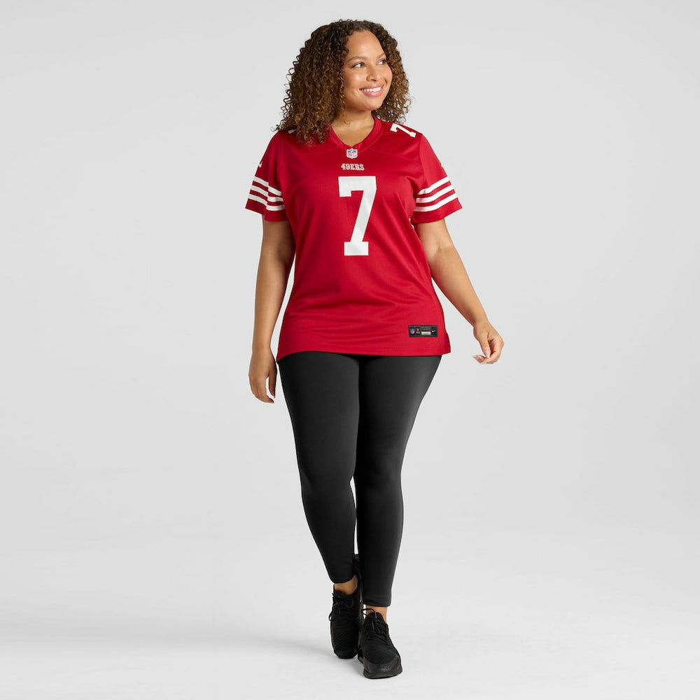 Thomas Morstead San Francisco 49ers Women's Team Game Jersey - Scarlet on sale