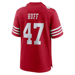 Bryce Huff San Francisco 49ers Team Game Jersey - Scarlet cheap