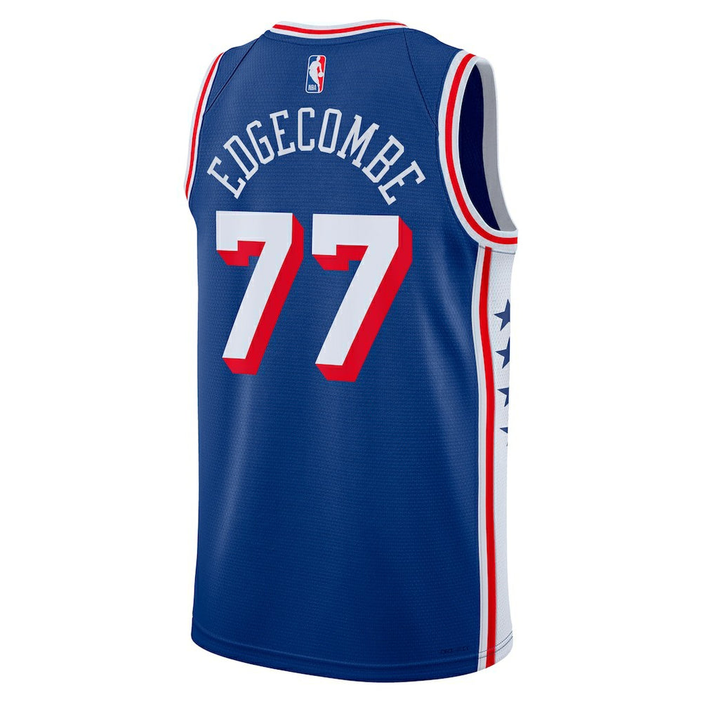 V. J. Edgecombe Philadelphia 76ers Unisex 2025 NBA Draft First Round Pick Swingman Jersey - Icon Edition - Royal shop