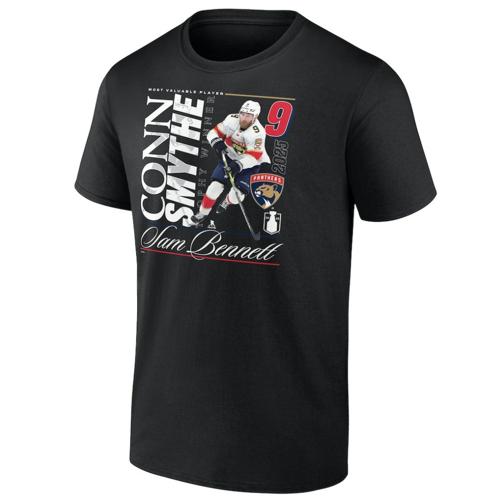 Sam Bennett Florida Panthers 2025 Conn Smythe Winner T-Shirt - Black T-shirts
