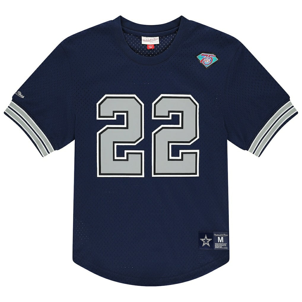 Emmitt Smith Dallas Cowboys Retired Player Name & Number Mesh T-Shirt - Navy sale
