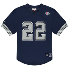 Emmitt Smith Dallas Cowboys Retired Player Name & Number Mesh T-Shirt - Navy sale