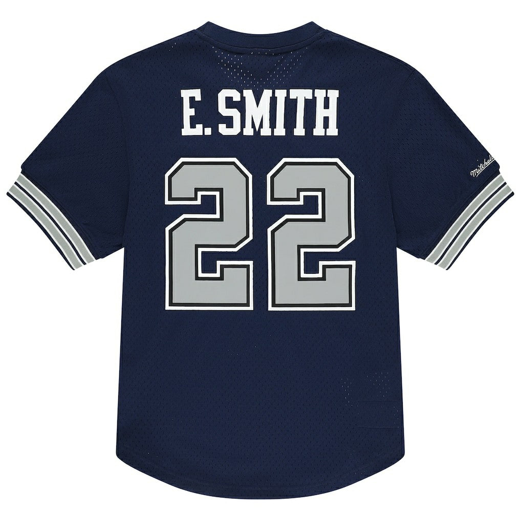 Emmitt Smith Dallas Cowboys Retired Player Name & Number Mesh T-Shirt - Navy sale