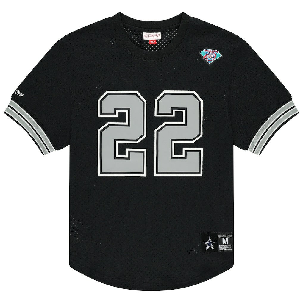 Emmitt Smith Dallas Cowboys Retired Player Name & Number Mesh Top - Black online