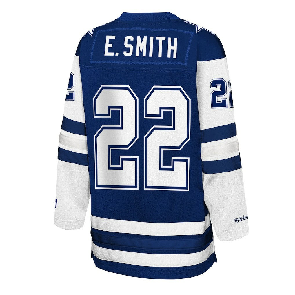 Emmitt Smith Dallas Cowboys Youth Hockey Fashion Jersey - Navy on sale