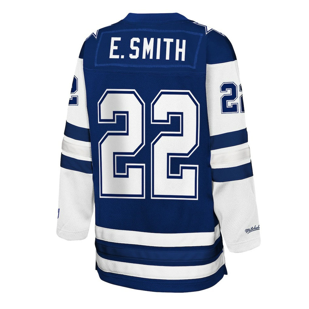 Emmitt Smith Dallas Cowboys Youth Hockey Fashion Jersey - Navy on sale