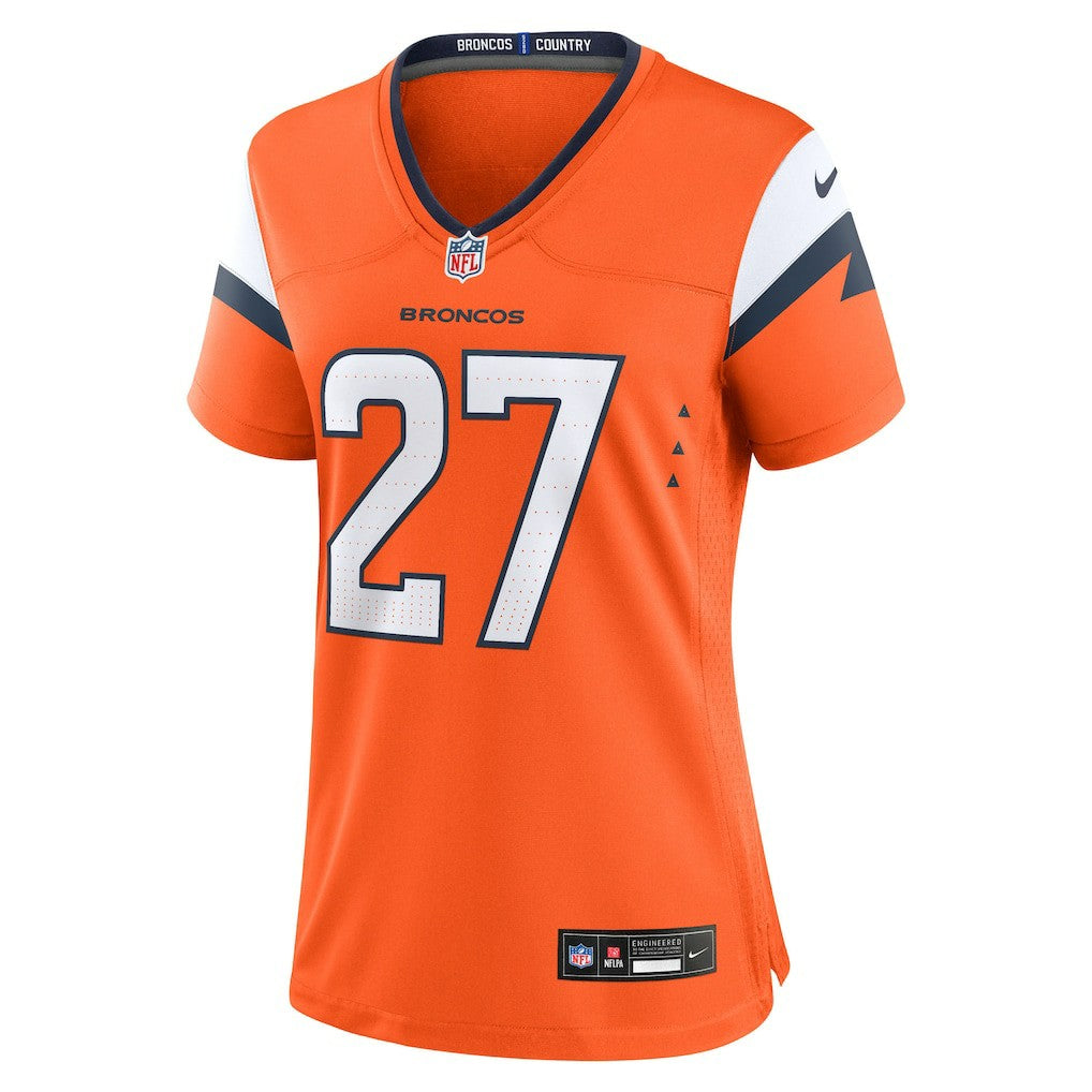 J.K. Dobbins Denver Broncos Women's Team Game Jersey - Orange outlet