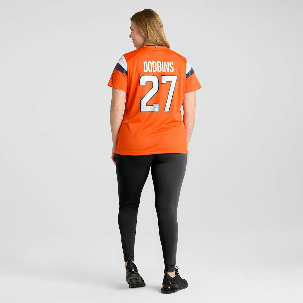 J.K. Dobbins Denver Broncos Women's Team Game Jersey - Orange outlet
