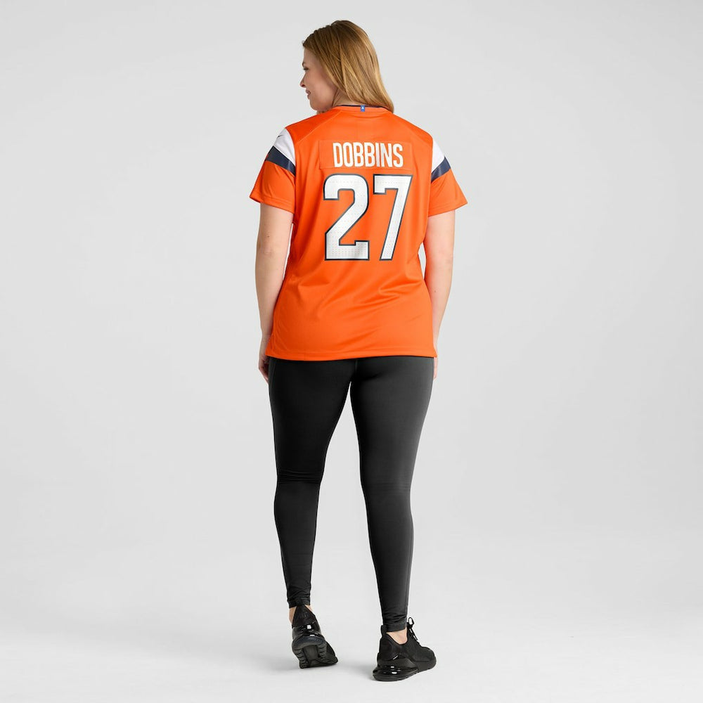 J.K. Dobbins Denver Broncos Women's Team Game Jersey - Orange outlet