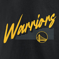 Golden State Warriors Color Block Slant Quick Strike T-Shirt sale - Black on sale