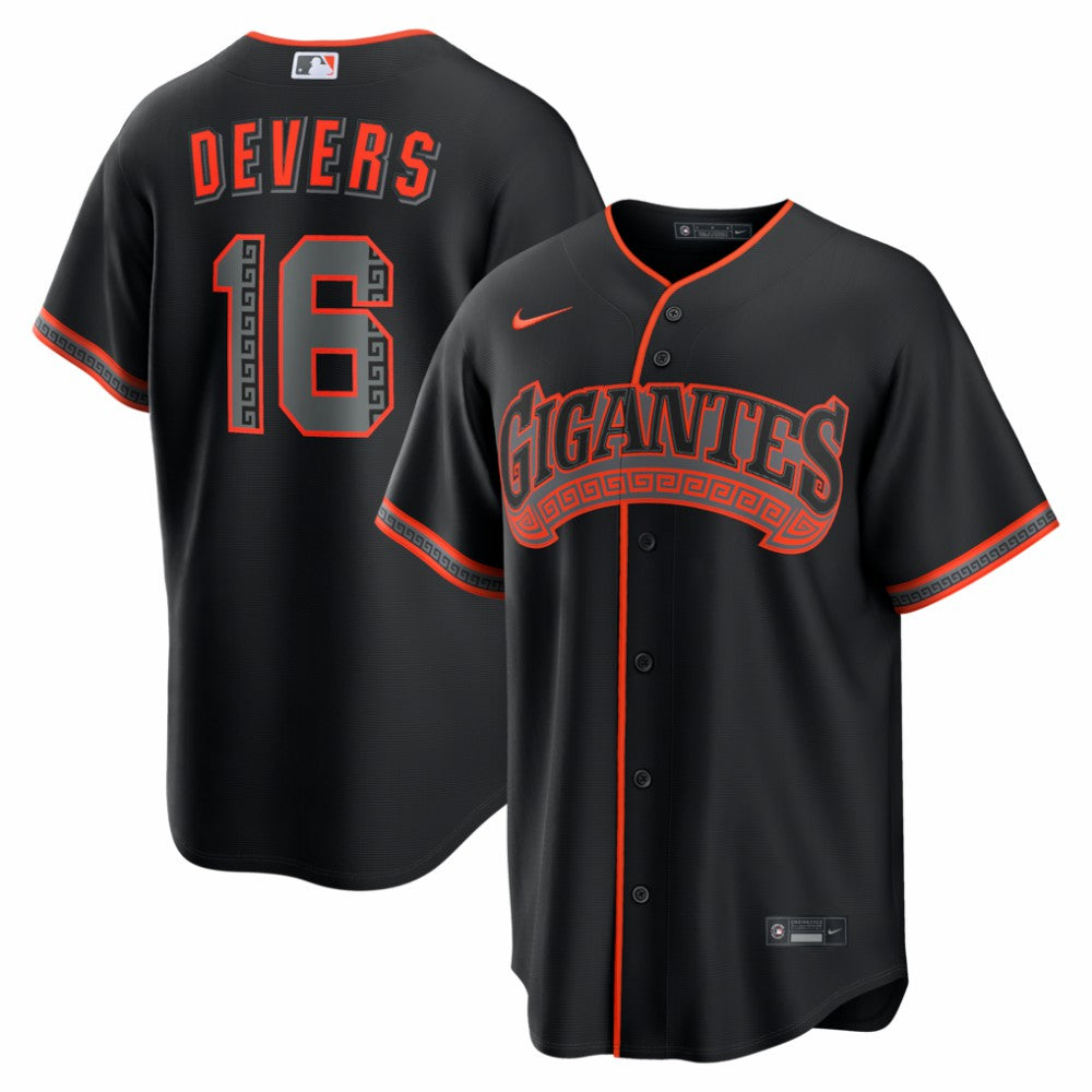 Rafael Devers San Francisco Giants Alternate Replica Jersey Black