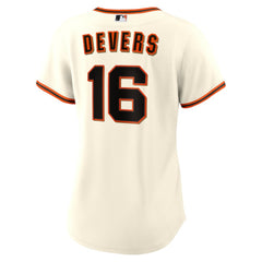 Rafael Devers San Francisco Giants Women's Home Replica Jersey White